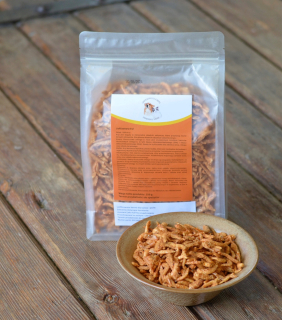 Lyofilizovaný krill 250 g - pochúťka pre mačky a psy